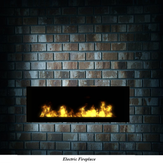 Second Life Marketplace Electric Fire (Wall décor with on off sound)